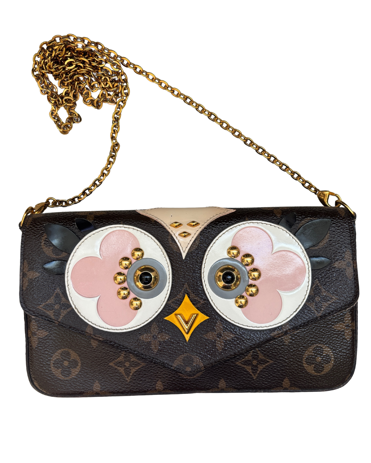 Louis Vuitton Félicie “Owl” Limited Edition Crossbody (2018) - FULL SET