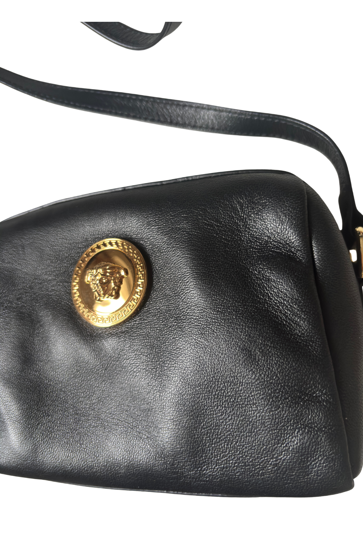VERSACE Medusa Leather Camera Bag