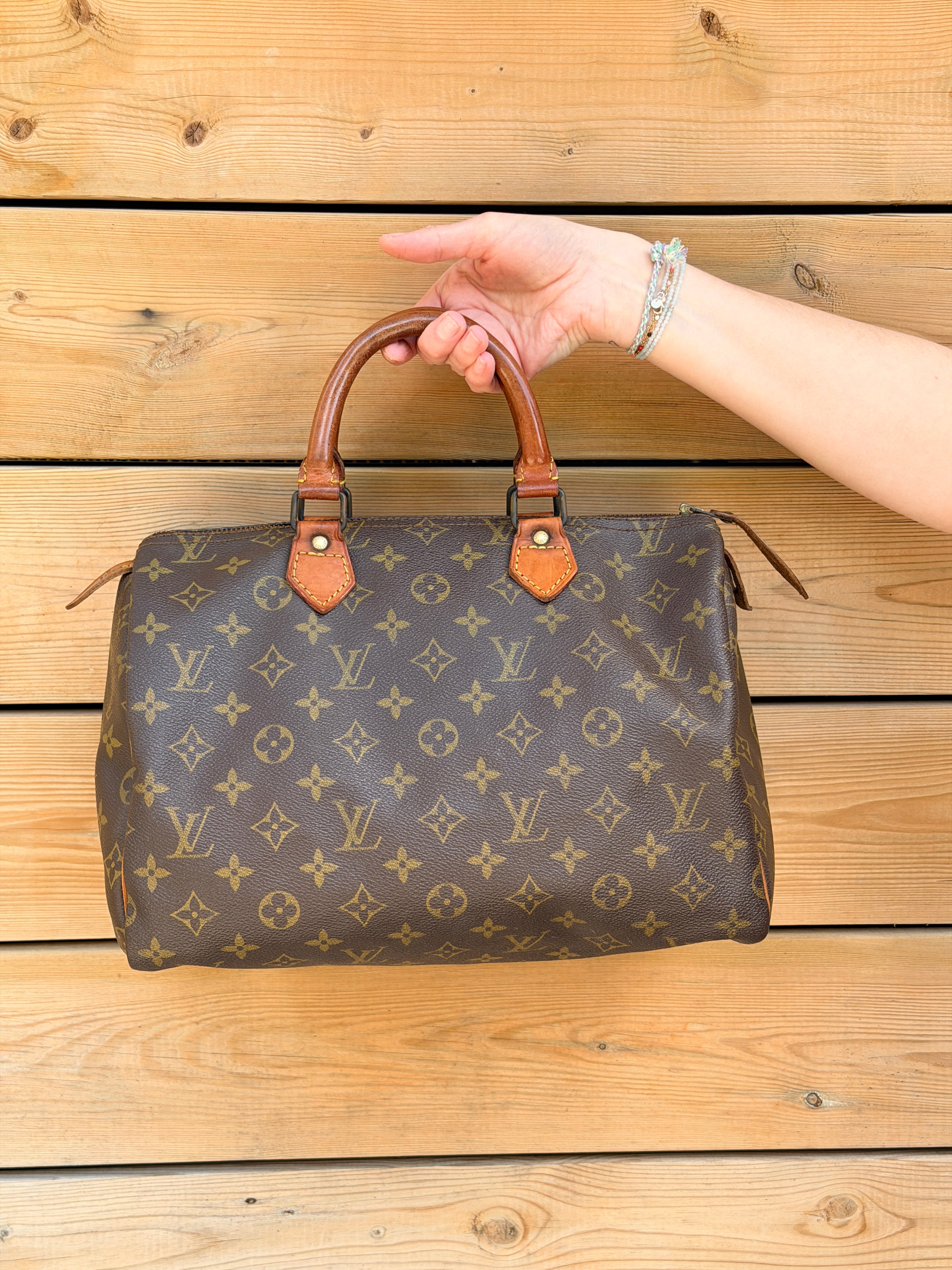 Louis Vuitton Monogram Speedy 30 | Early 1980s | Eclair Zipper
