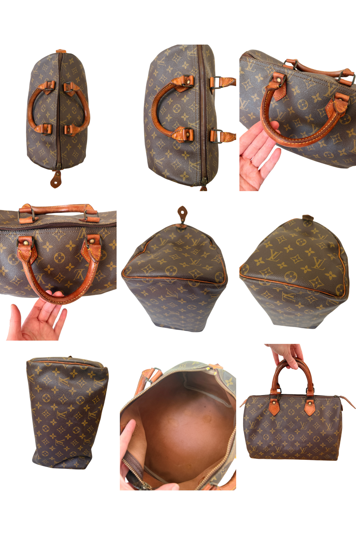 Louis Vuitton Monogram Speedy 30 | Early 1980s | Eclair Zipper
