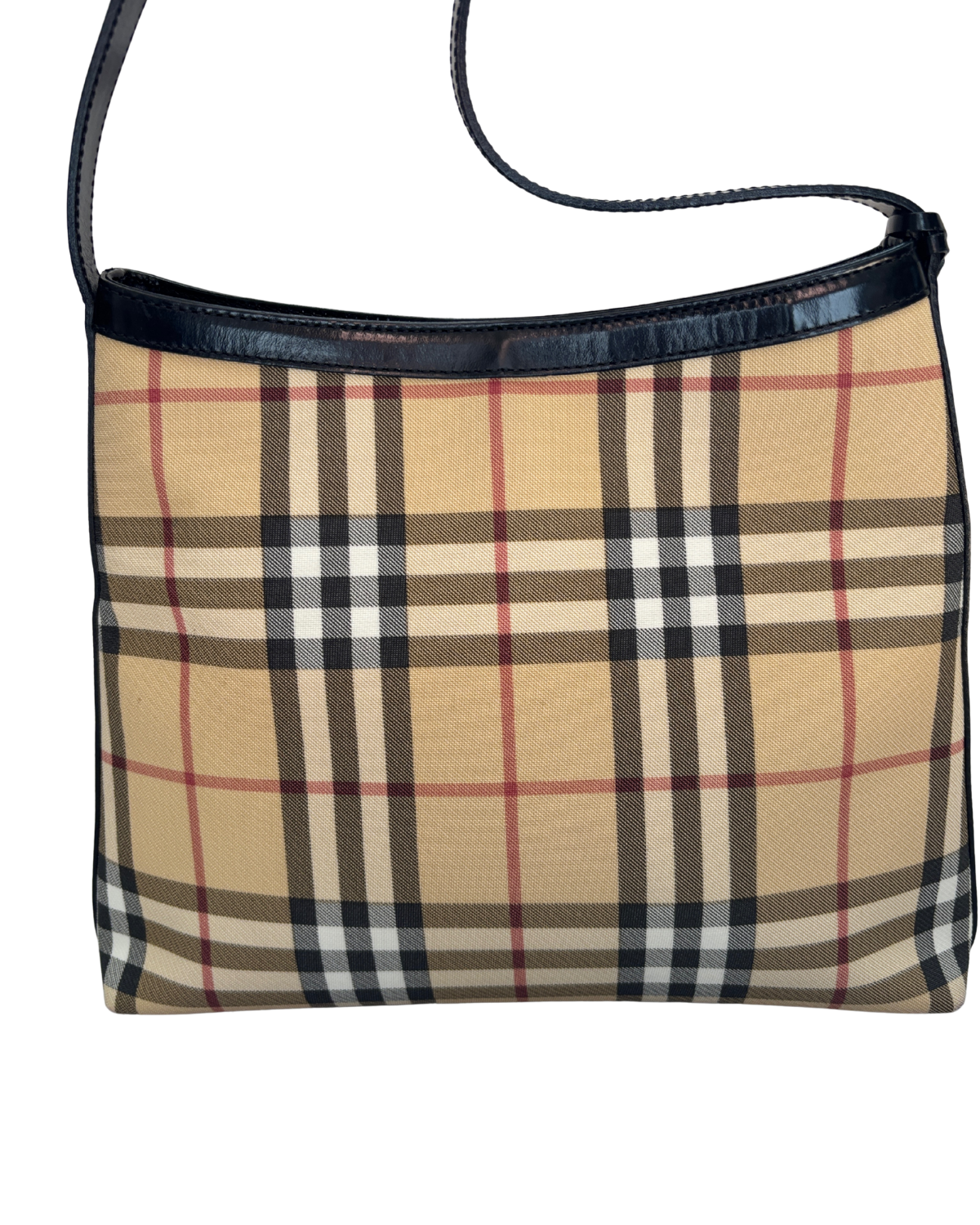 Burberry Vintage Haymarket Check Shoulder Bag
