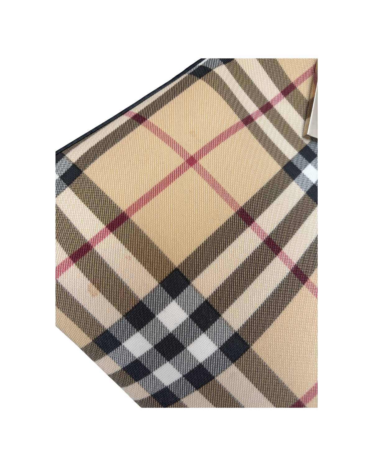 Burberry Vintage Haymarket Check Shoulder Bag