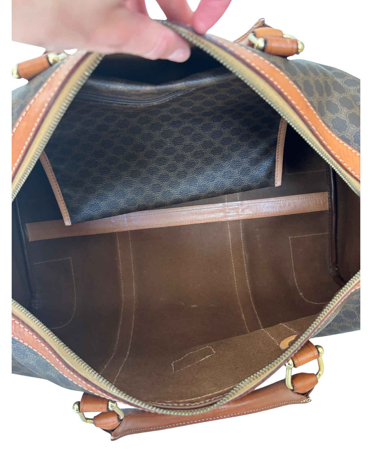 Vintage Céline Macadam Duffle Bag
