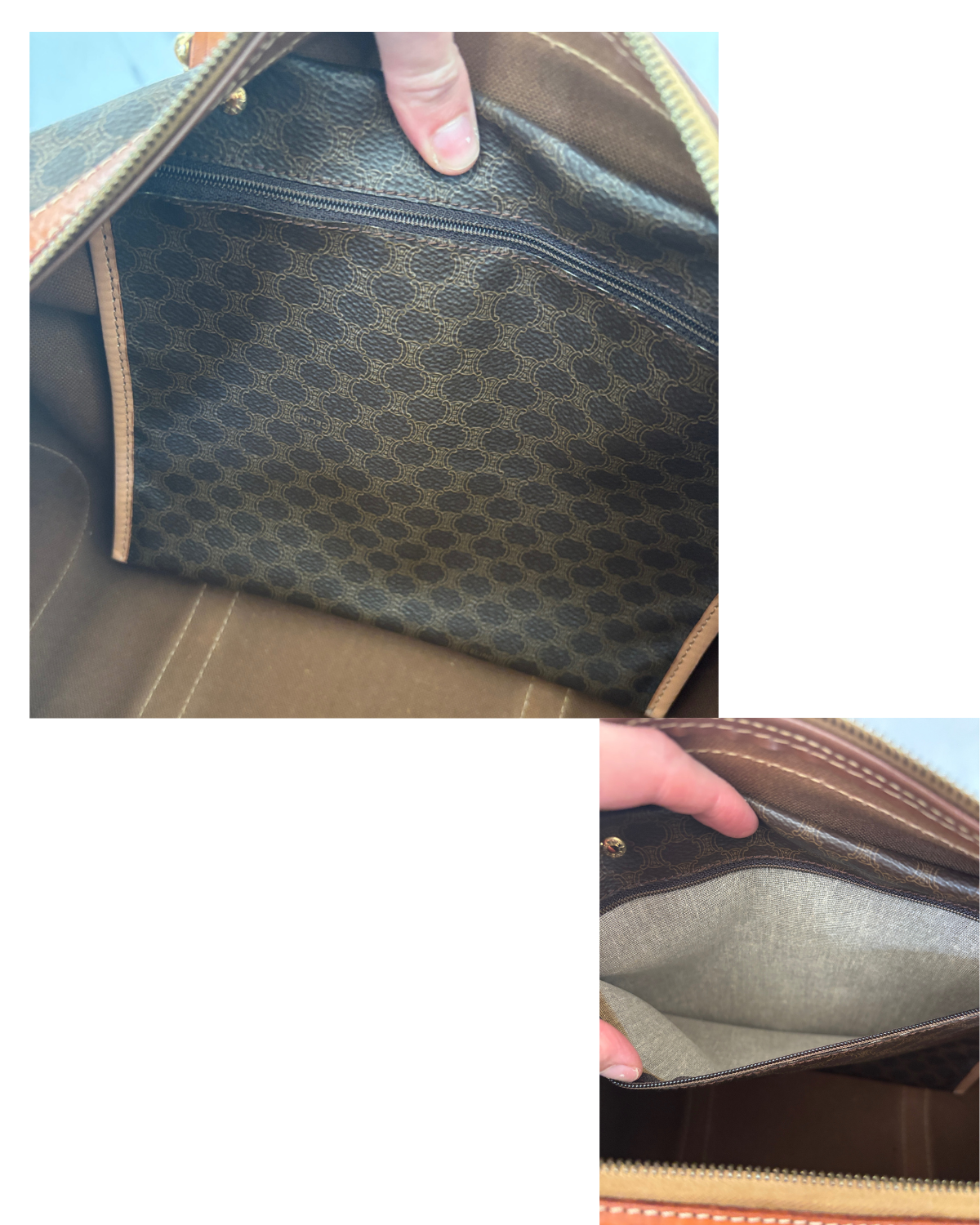 Vintage Céline Macadam Duffle Bag