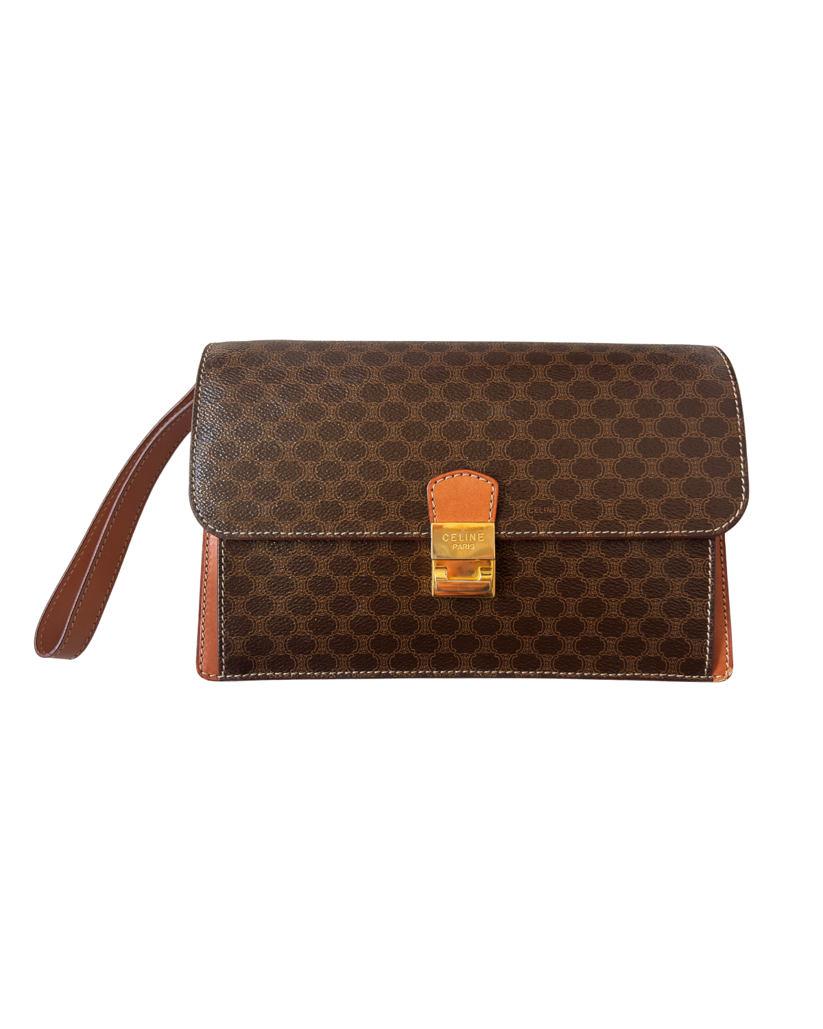 Vintage Celine Macadam Clutch Wristlet