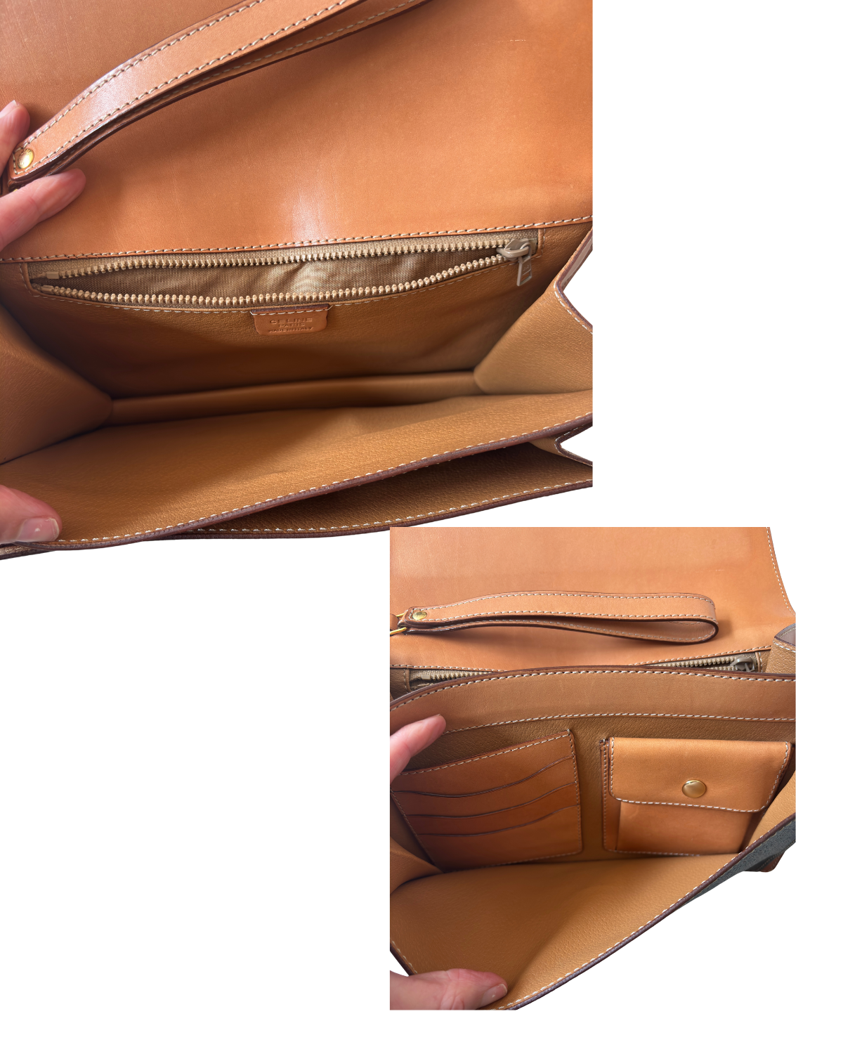 Vintage Celine Macadam Clutch Wristlet