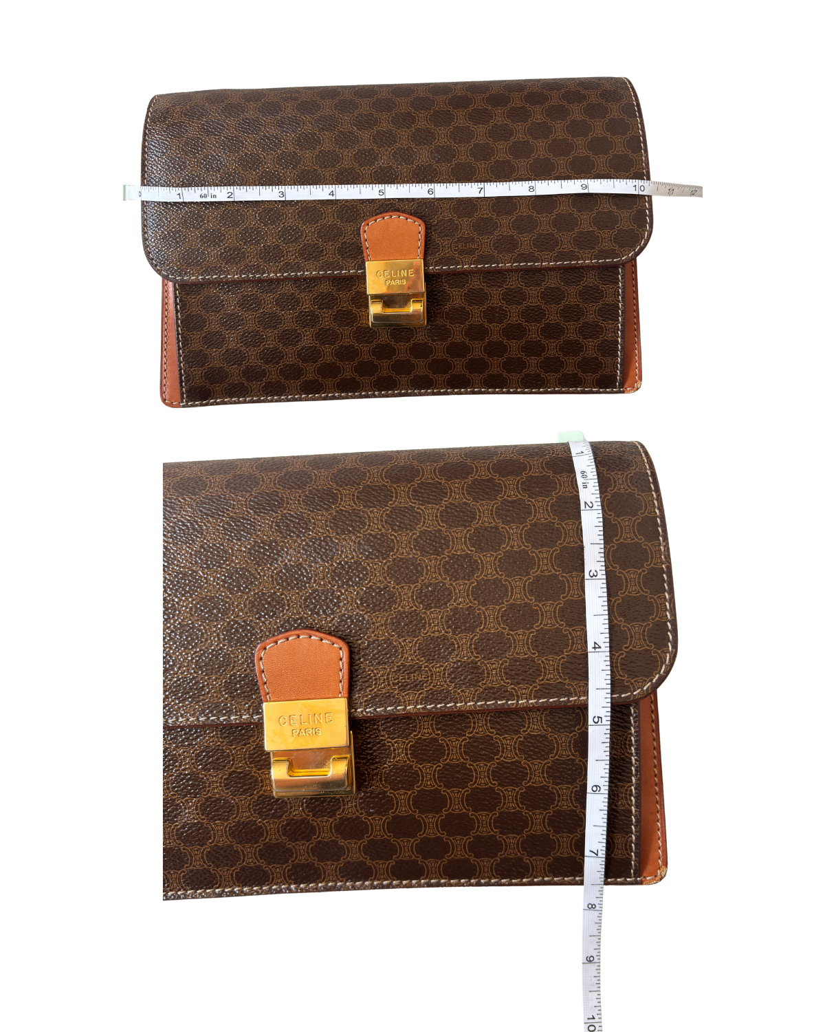Vintage Celine Macadam Clutch Wristlet