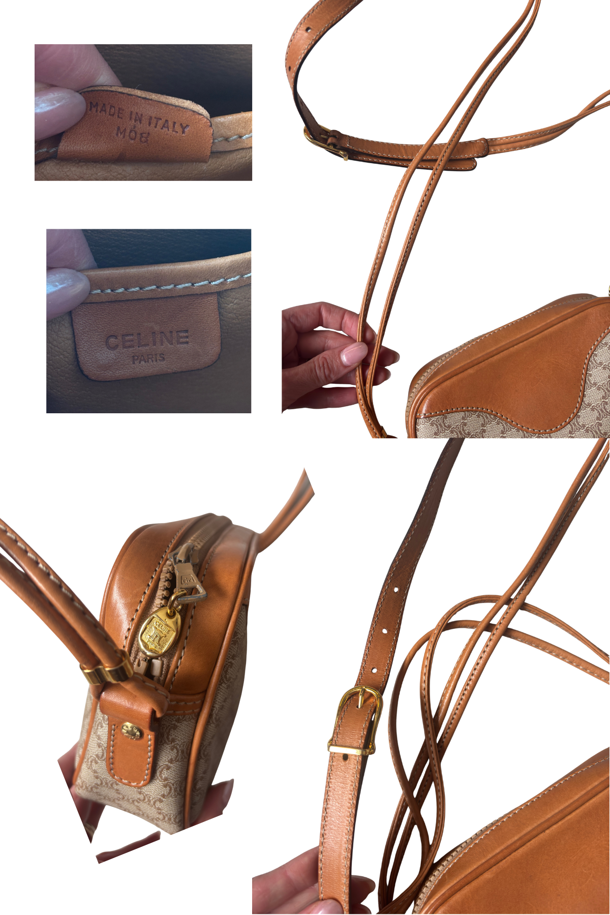 CELINE Vintage Macadam Crossbody