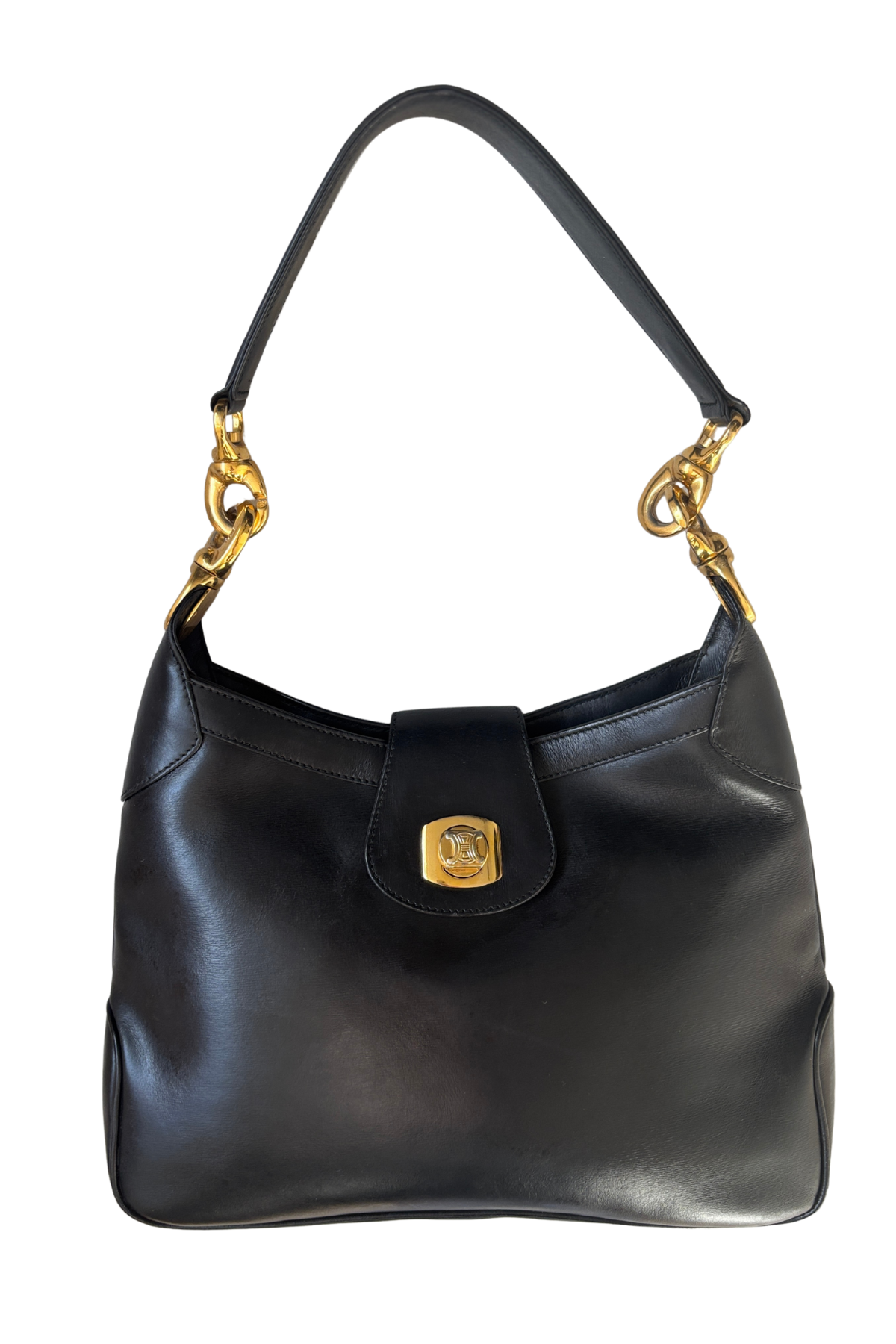 Vintage Céline Blason Turn Lock Shoulder Bag (1990s)