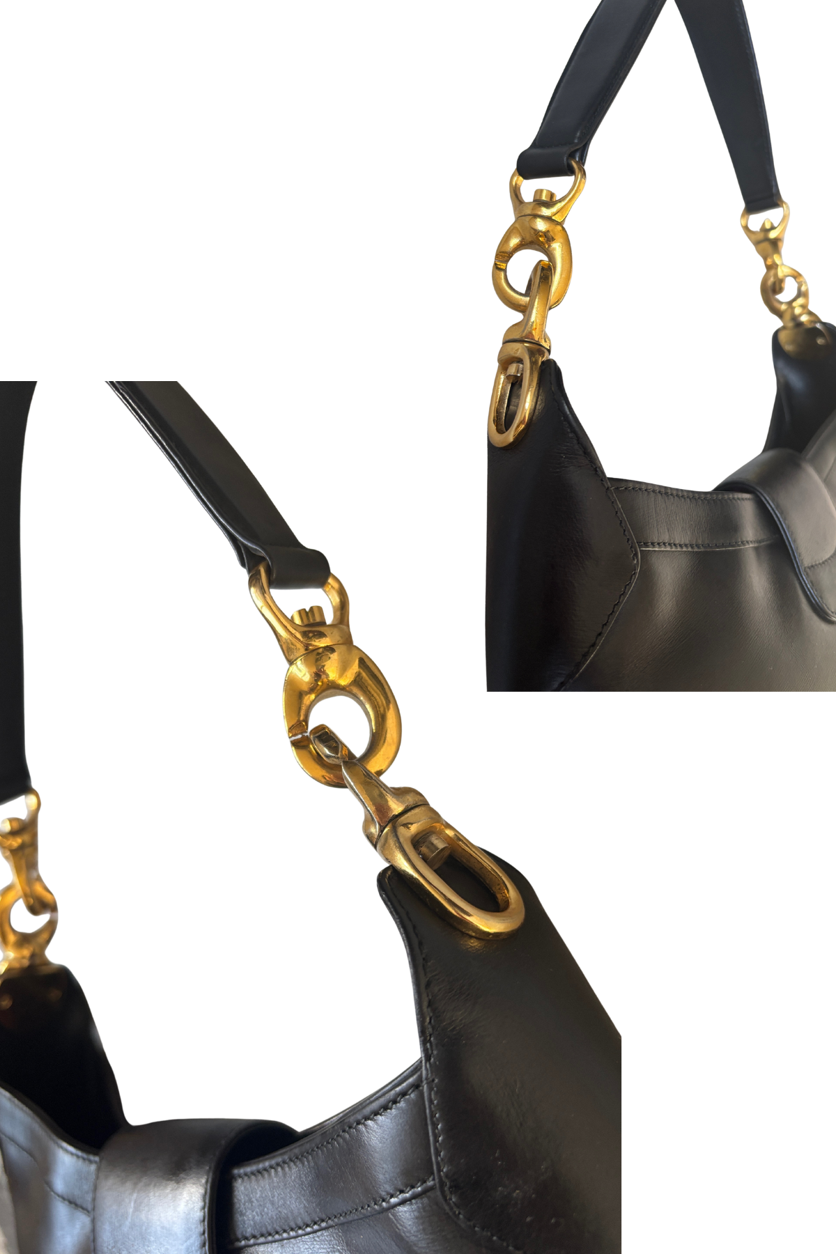 Vintage Céline Blason Turn Lock Shoulder Bag (1990s)