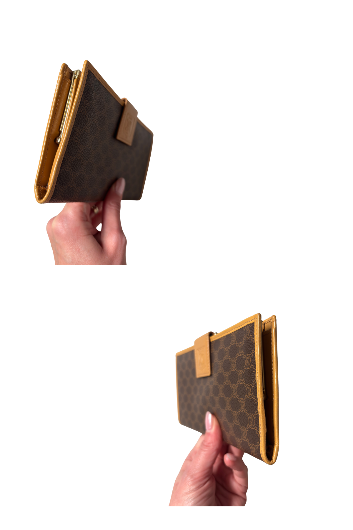 Vintage Celine Macadam Long Wallet – Classic Triomphe Brown