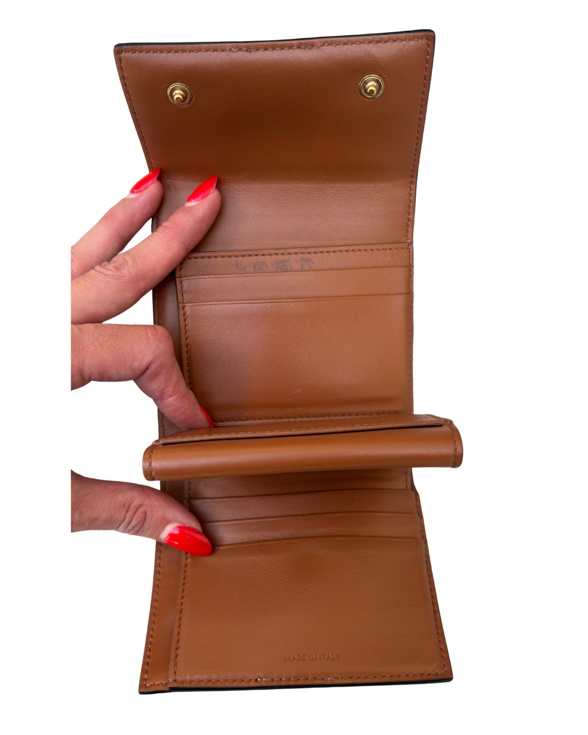 Celine Tan Triomphe Canvas Small Trifold Wallet