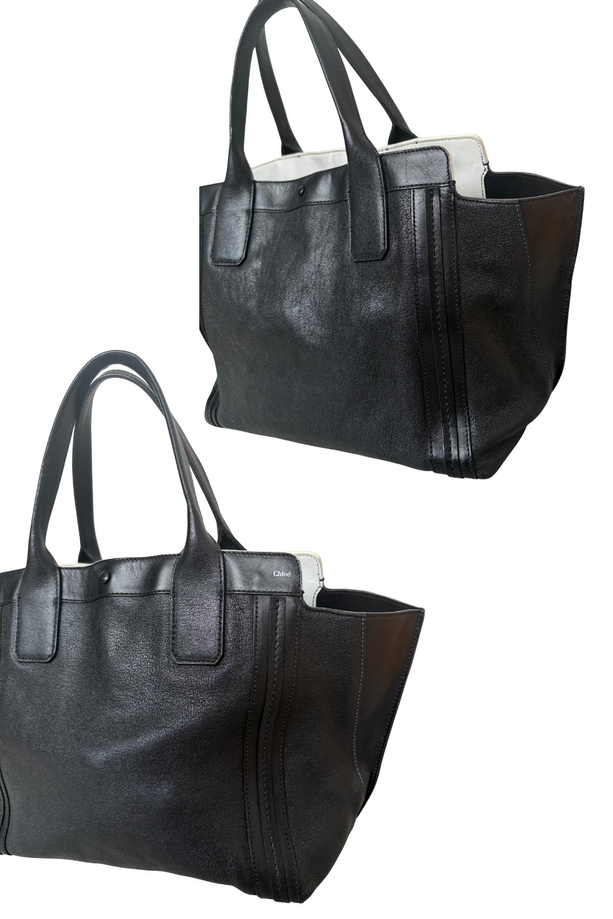 Chloé Alison Black Leather Small Tote