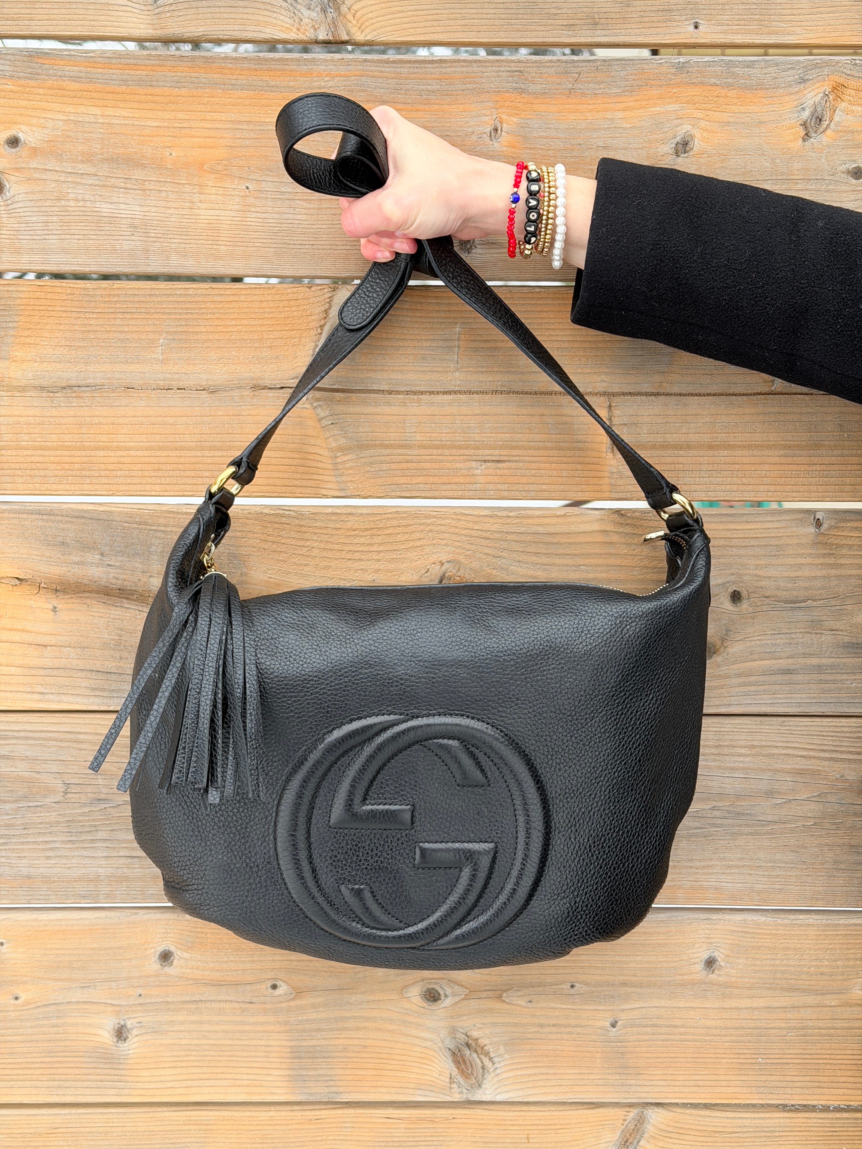 Gucci Soho Leather Shoulder Bag