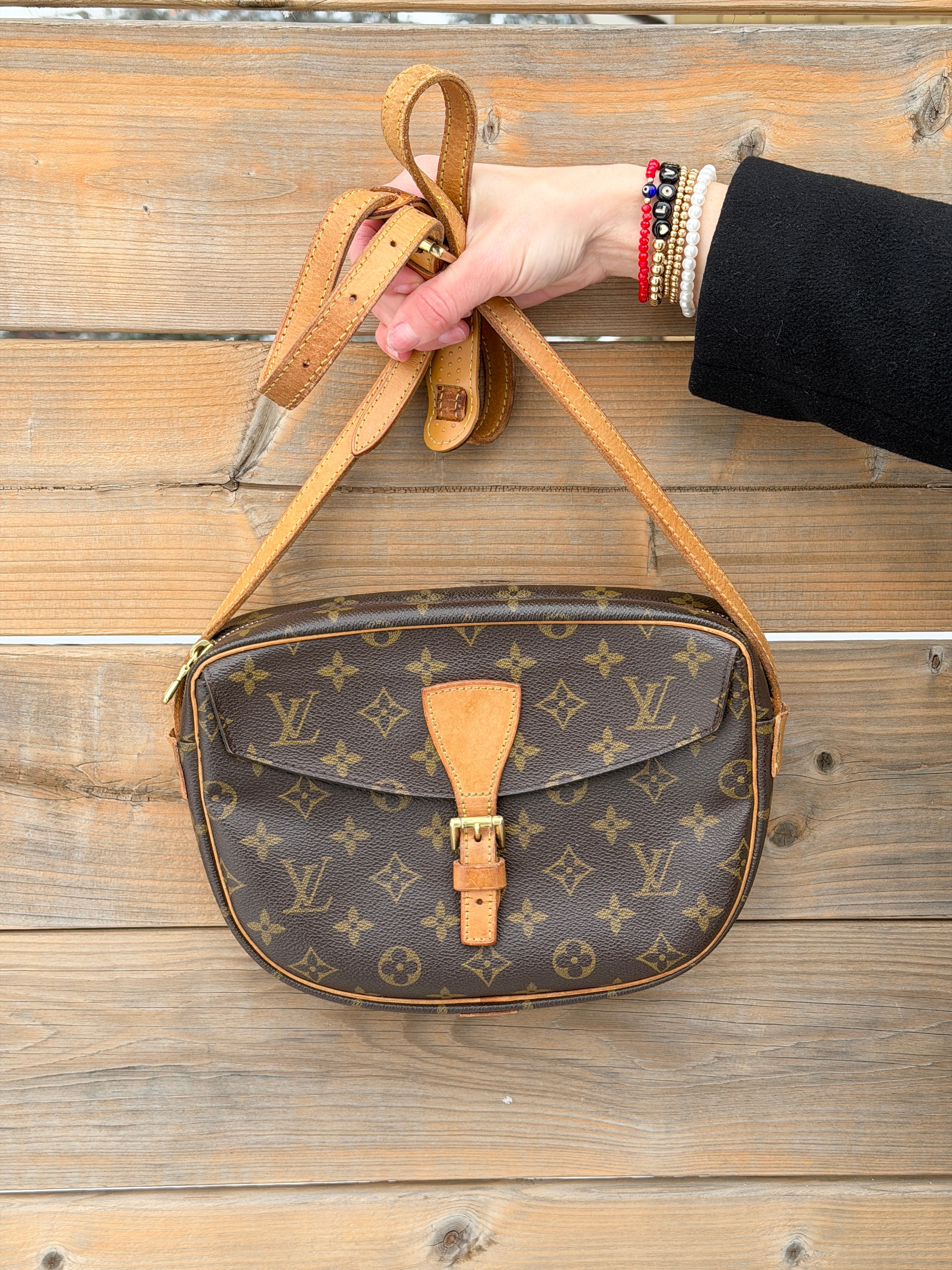 Louis Vuitton Monogram Jeune Fille MM Crossbody Bag (2000)