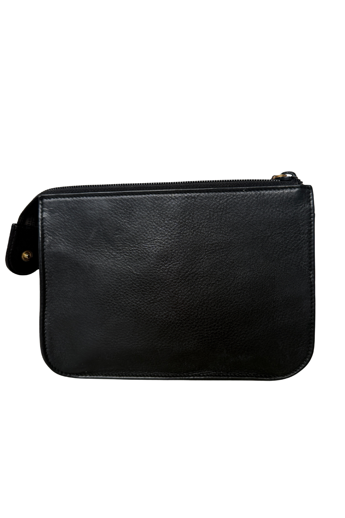Gucci Vintage Horseshoe Mini Pebbled Leather Pouch (1986–1989)