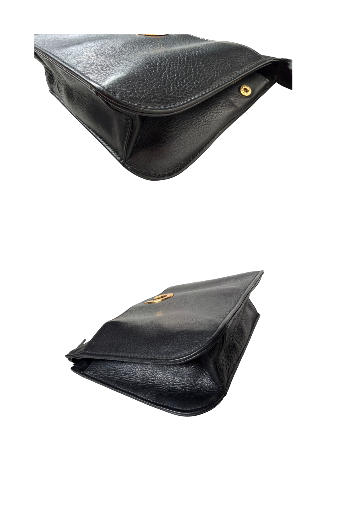 Gucci Vintage Horseshoe Mini Pebbled Leather Pouch (1986–1989)