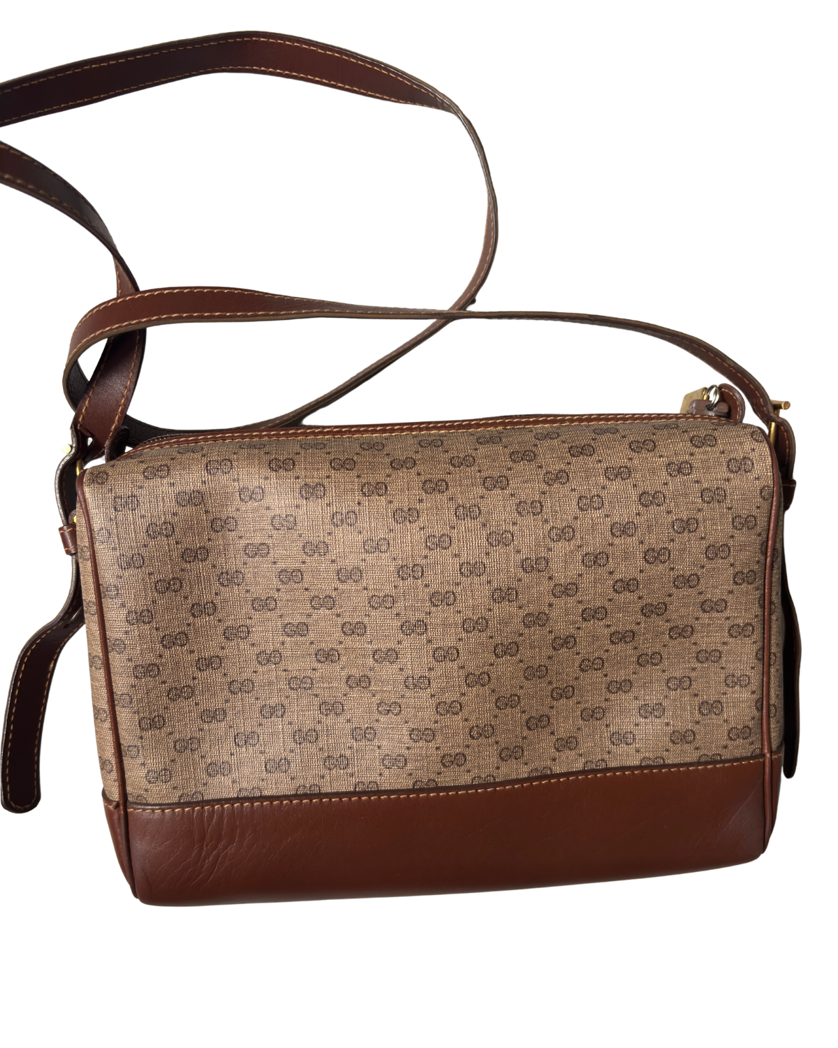 Gucci Brown Supreme GG Monogram Shoulder Bag