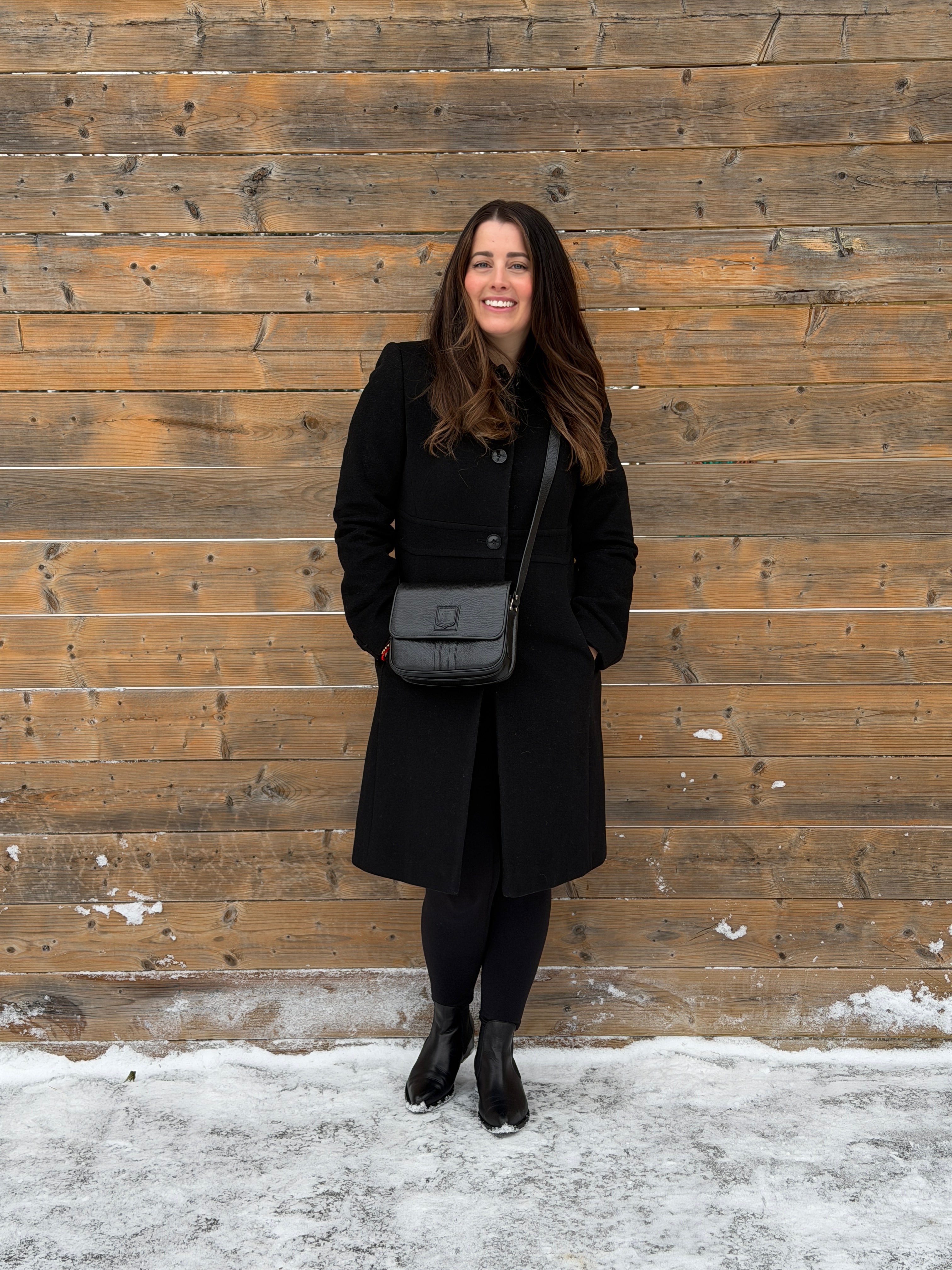 Celine Vintage Pebbled Black Leather Crossbody Bag