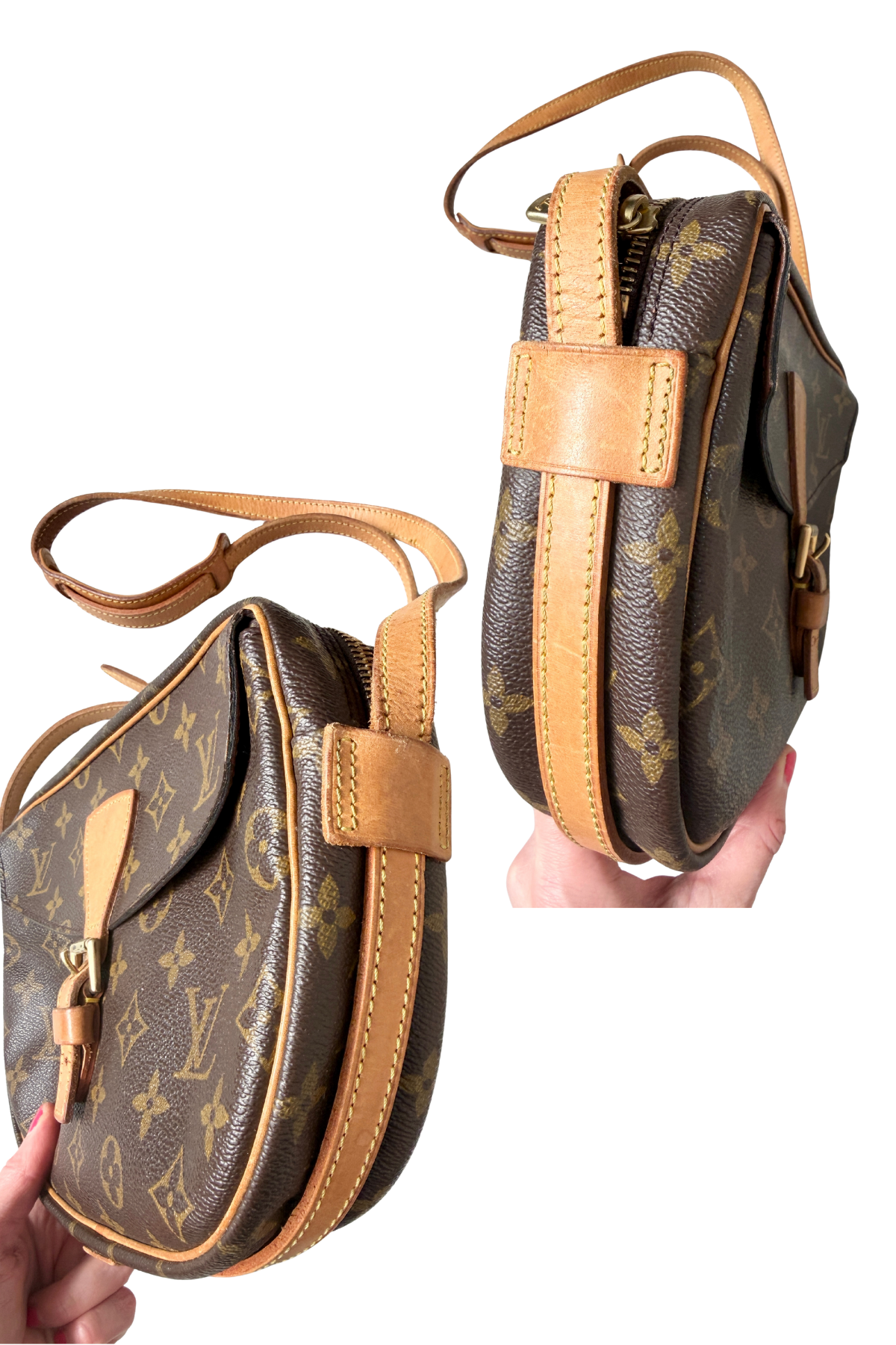 Louis Vuitton Monogram Jeune Fille MM Crossbody Bag (2000)