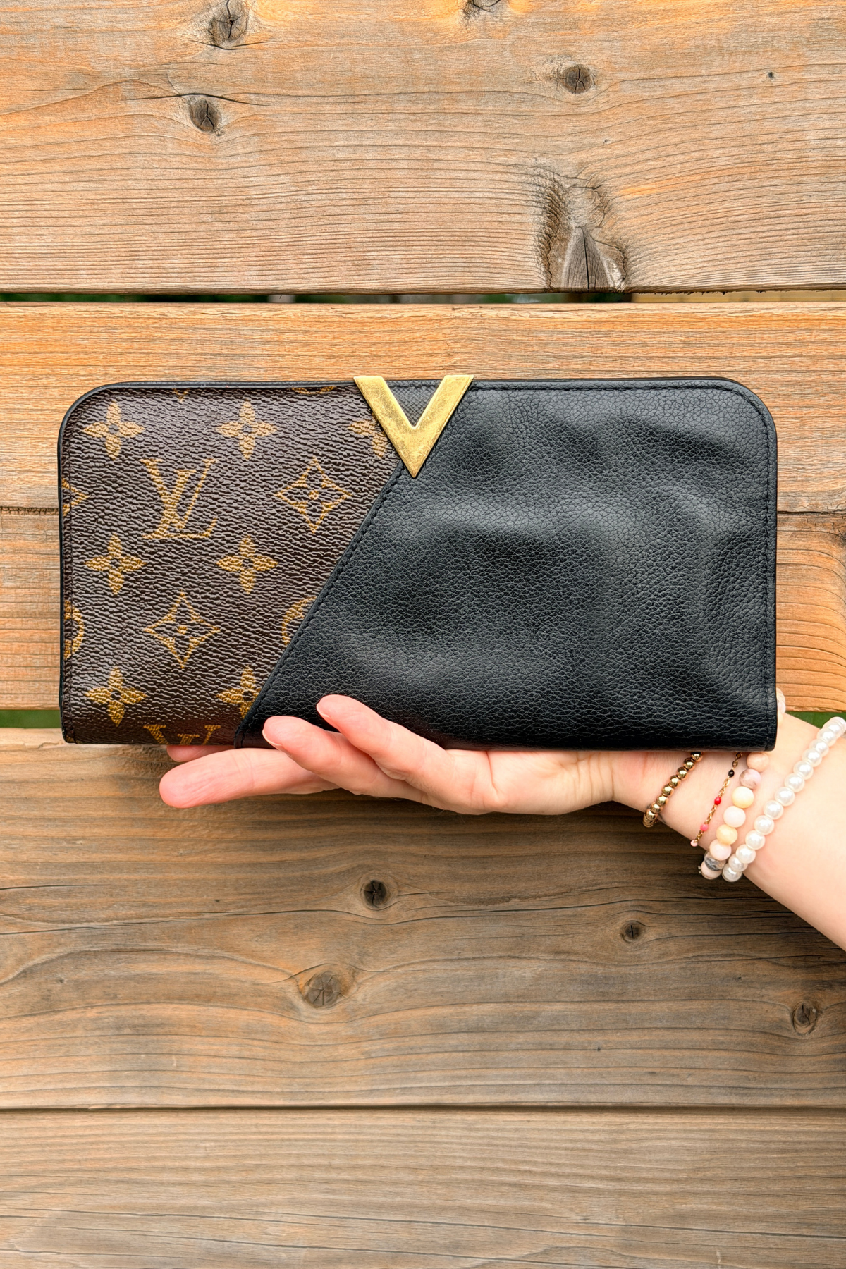 Louis Vuitton Kimono Wallet Monogram & Black Leather | 2016