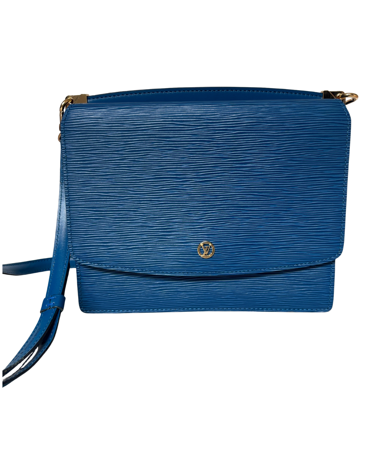 Louis Vuitton Grenelle Toledo Blue Épi Leather 2Way Bag (1995)