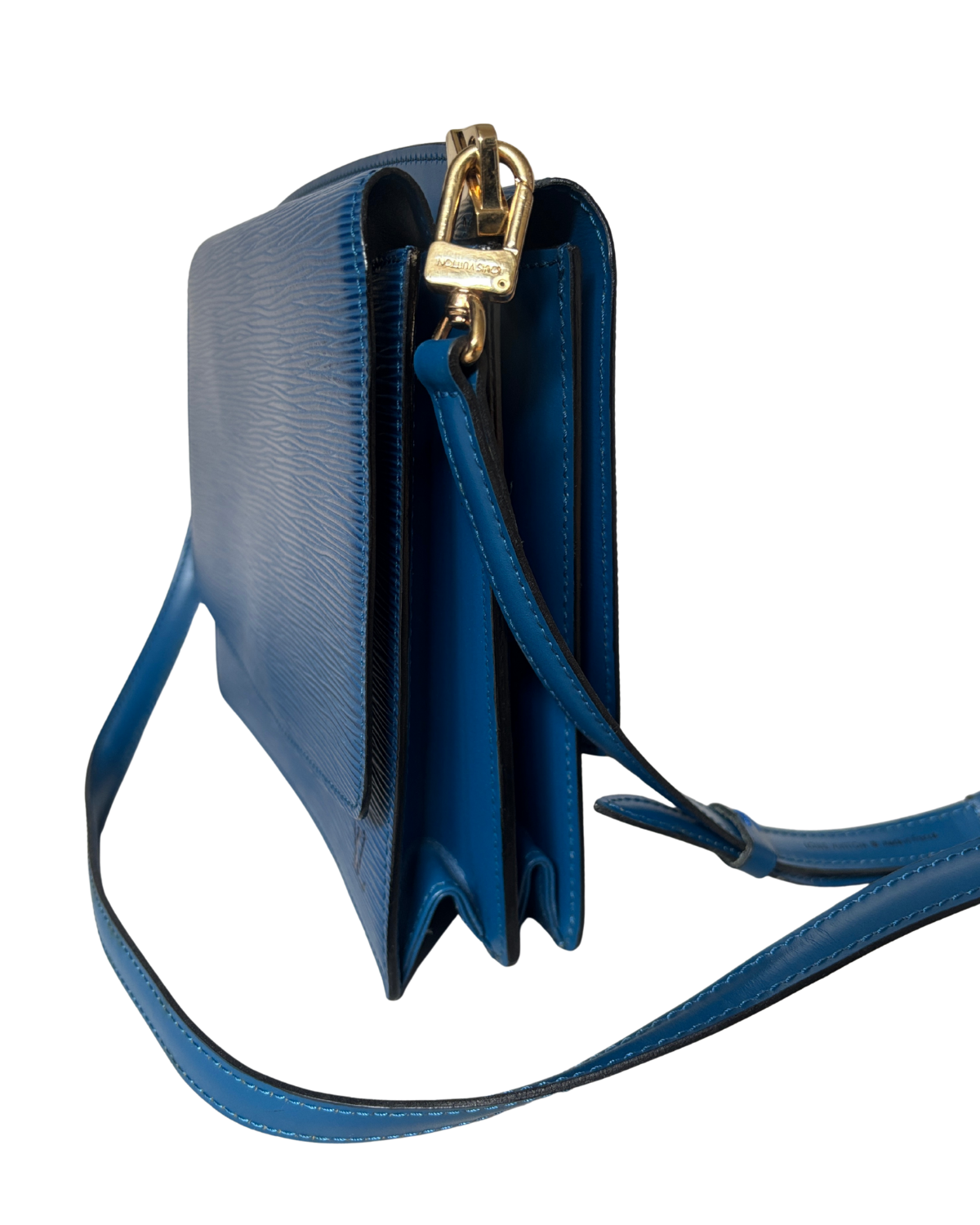 Louis Vuitton Grenelle Toledo Blue Épi Leather 2Way Bag (1995)