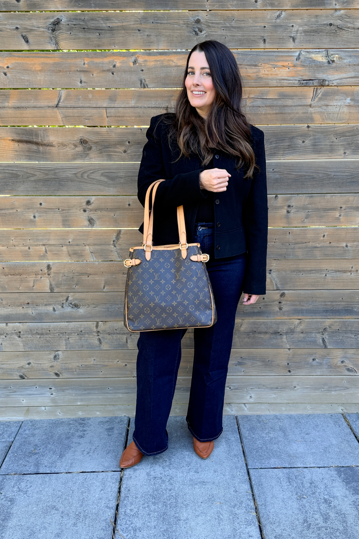 Louis Vuitton Monogram Batignolles Vertical Shoulder Bag (2008)