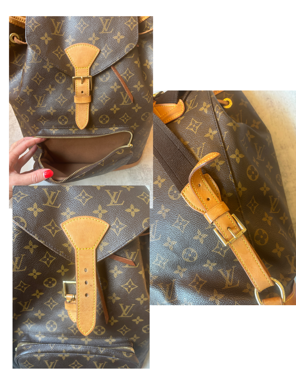 Louis Vuitton Montsouris GM Backpack (2001)