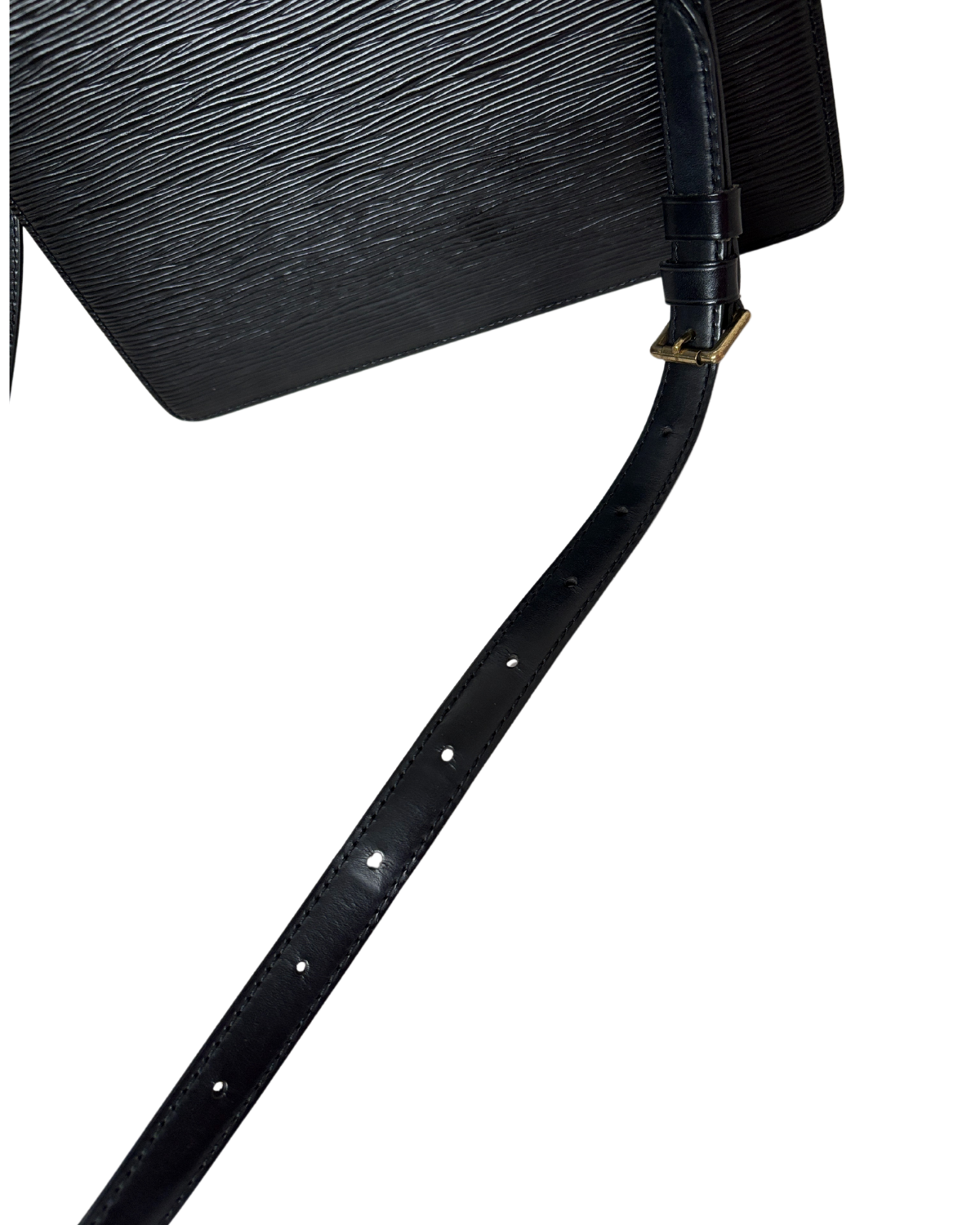 Louis Vuitton Black Epi Leather Capucine Bag