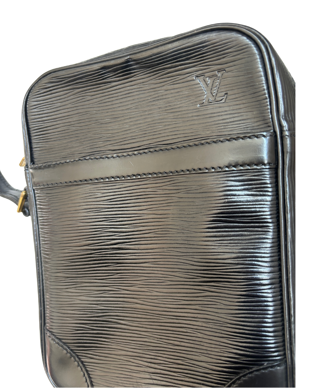 Louis Vuitton Black Epi Danube Crossbody (1989)