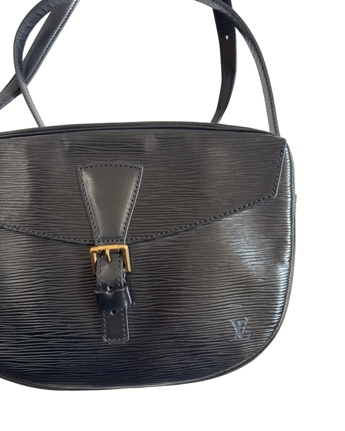 Louis Vuitton Black Epi Jeune Fille MM Crossbody