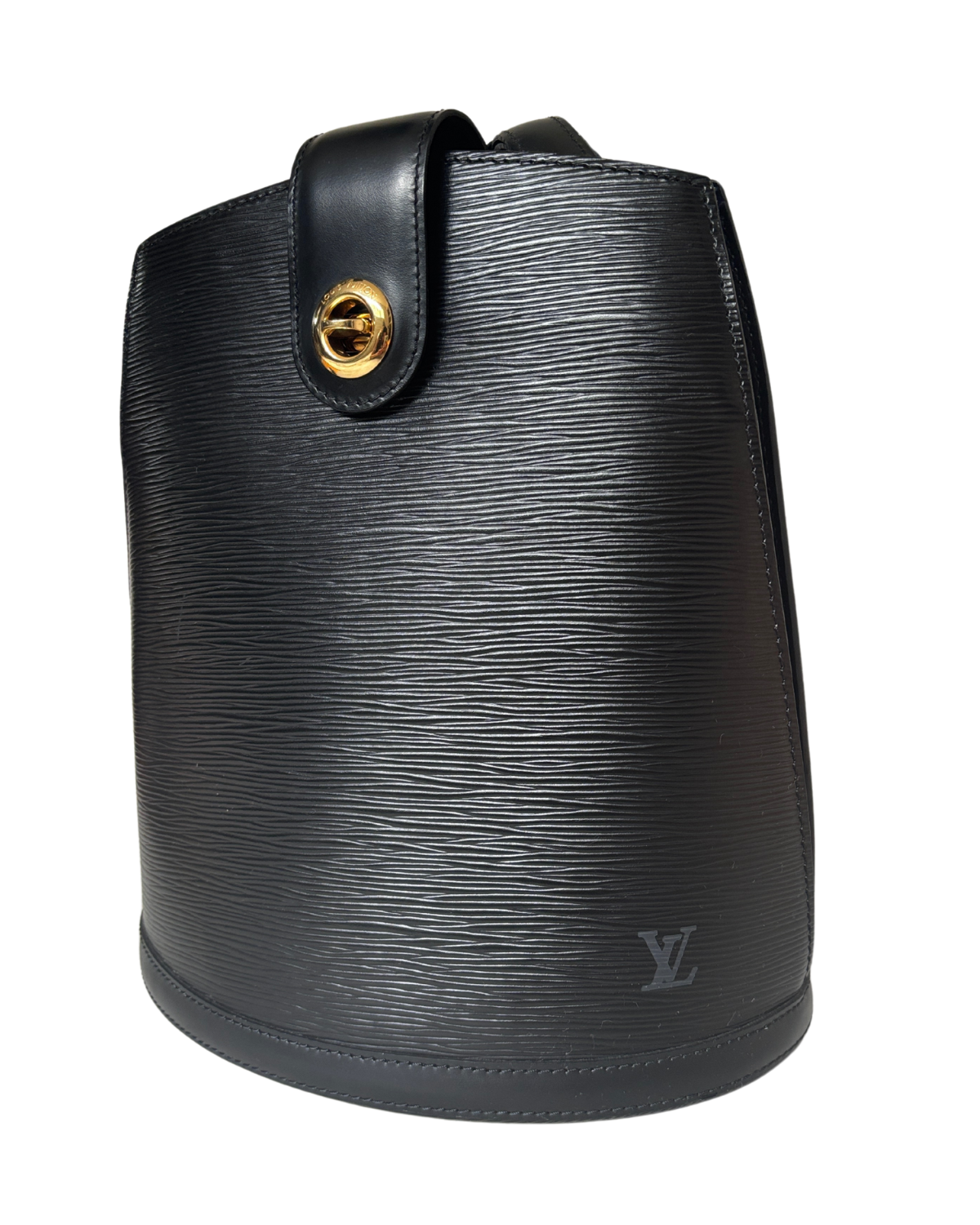 Louis Vuitton Black Epi Leather Cluny Shoulder Bag (1995)