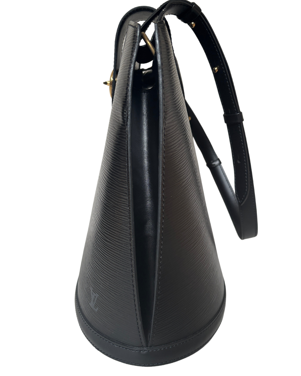 Louis Vuitton Black Epi Leather Cluny Shoulder Bag (1995)