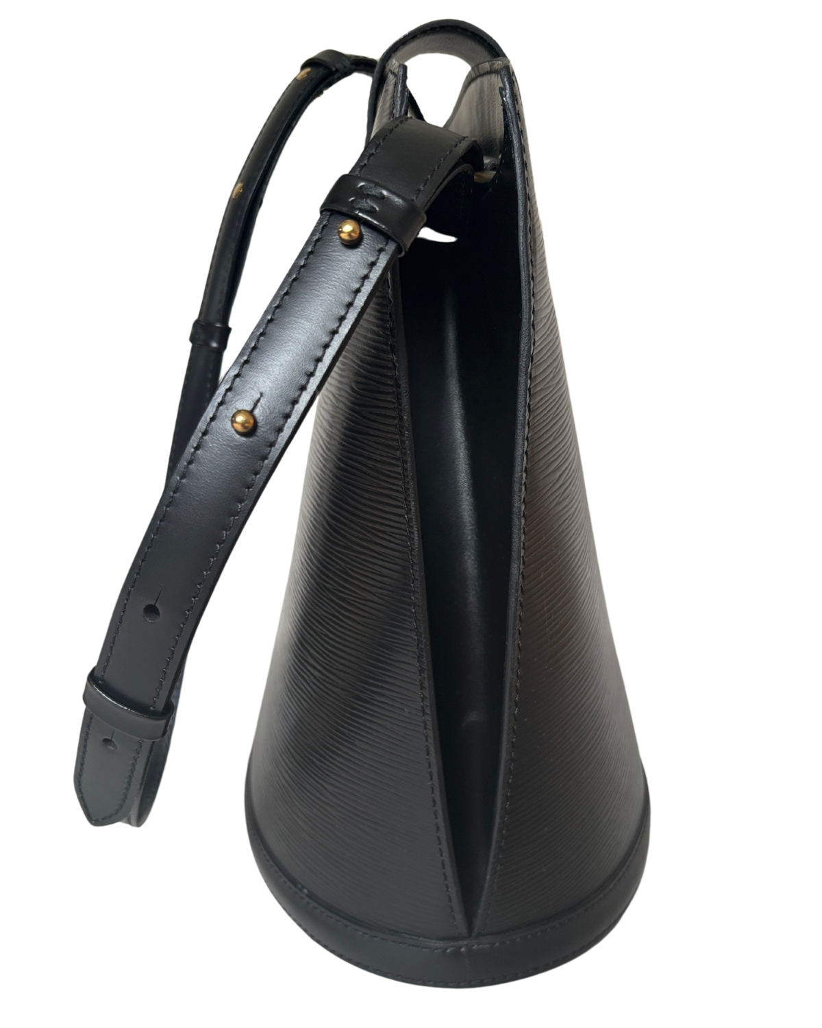 Louis Vuitton Black Epi Leather Cluny Shoulder Bag (1995)