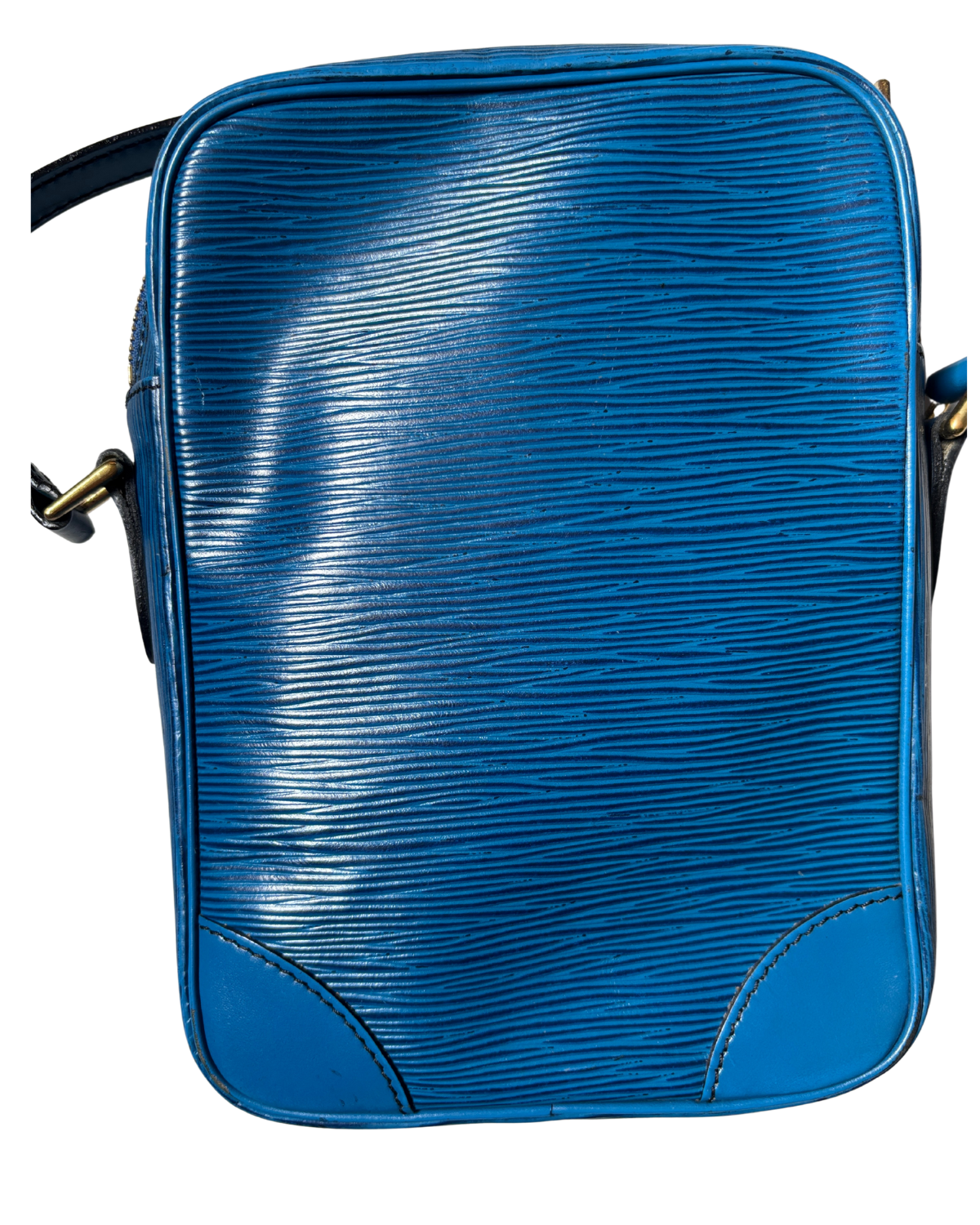 Louis Vuitton Toledo Blue Epi Danube Crossbody (1991)