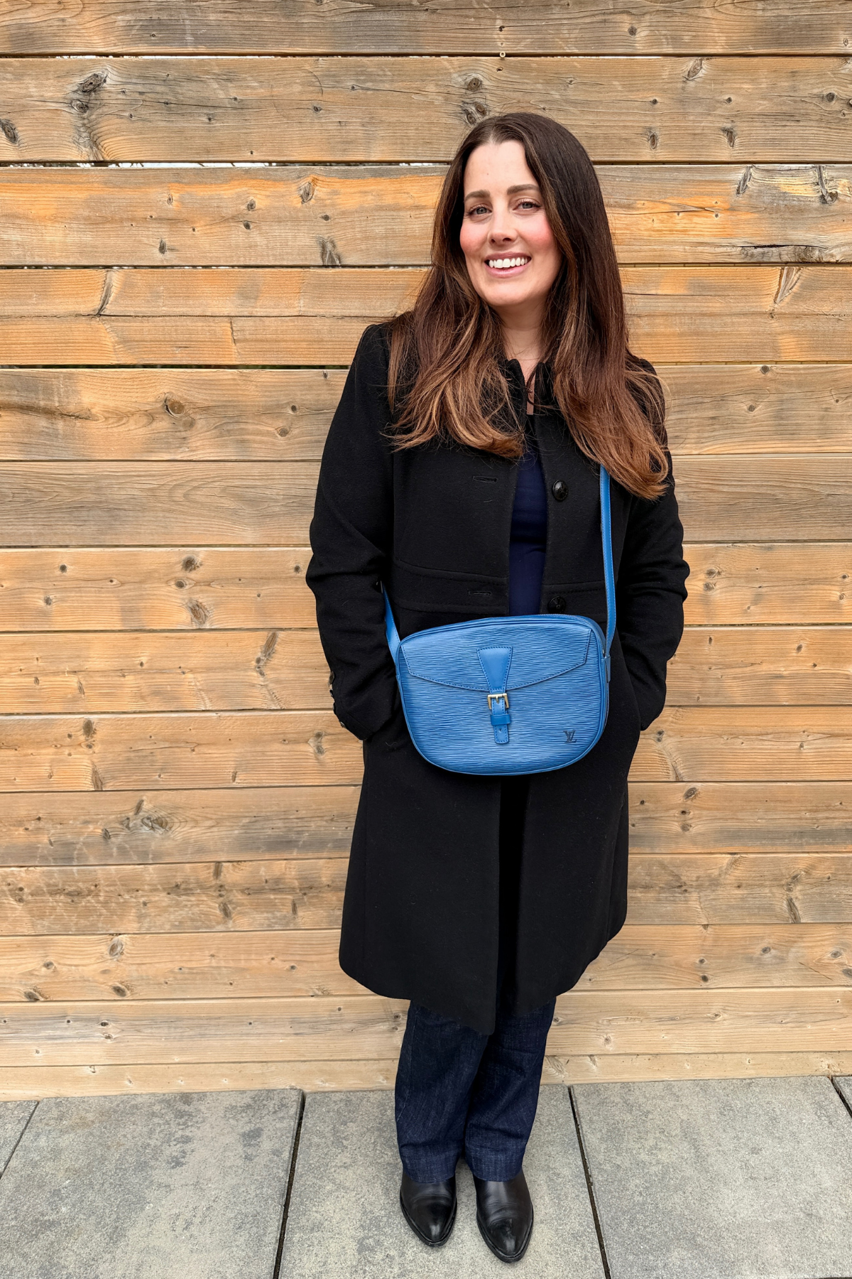 Louis Vuitton Toledo Blue Epi Jeune Fille MM (1989)