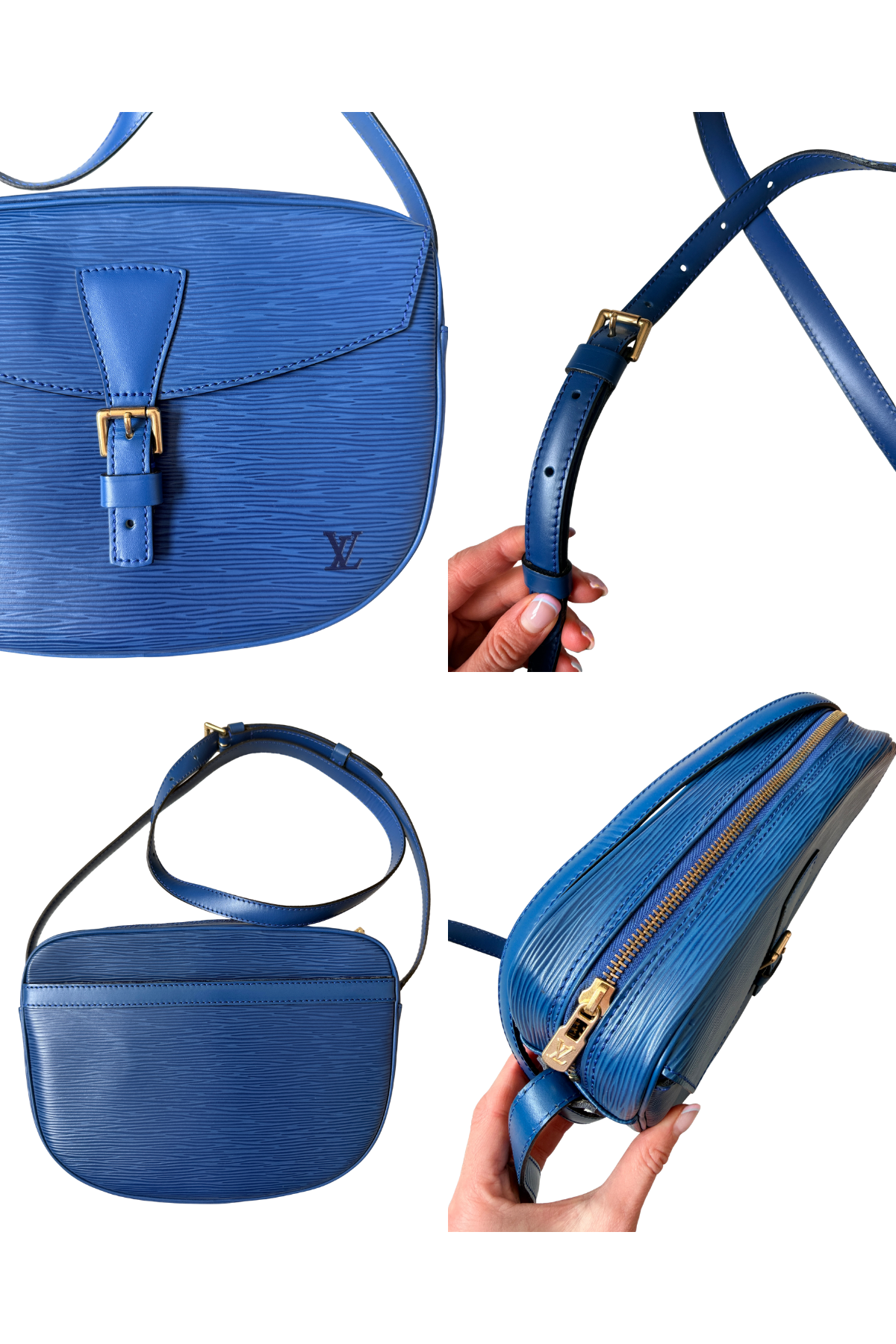 Louis Vuitton Toledo Blue Epi Jeune Fille MM (1989)