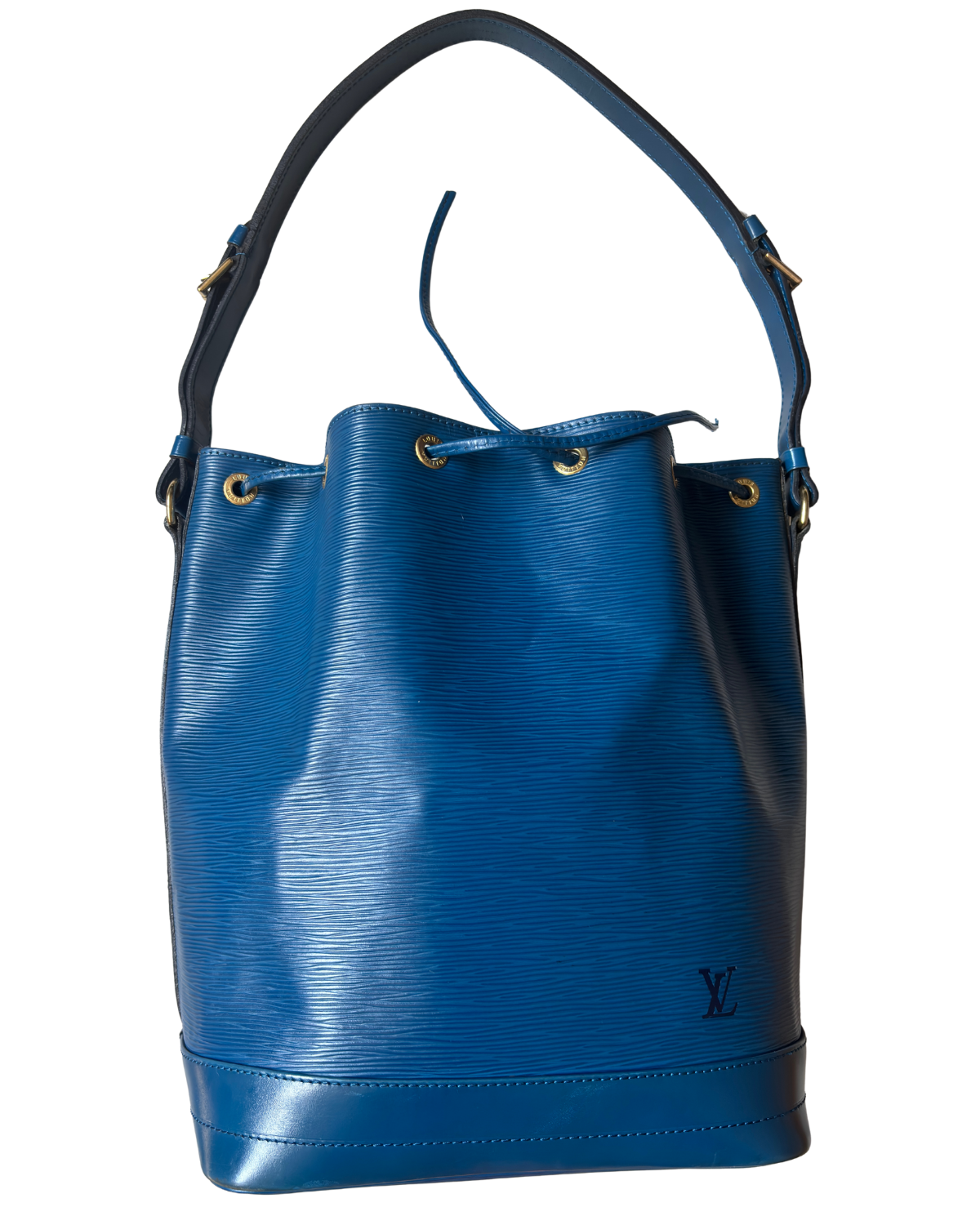 Louis Vuitton Toledo Blue Epi Leather Noé Bucket Bag (1995)