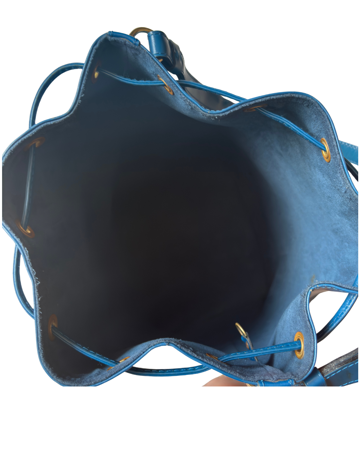 Louis Vuitton Toledo Blue Epi Leather Noé Bucket Bag (1995)