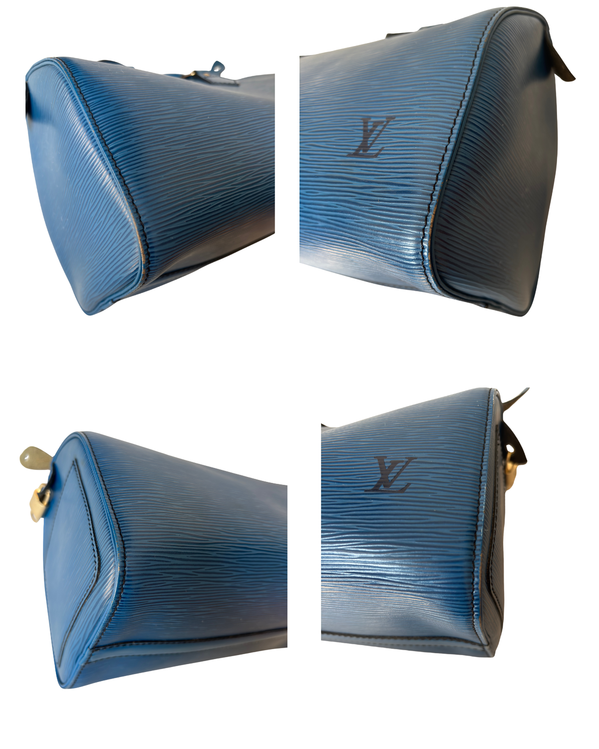 Louis Vuitton Toledo Blue Epi Leather Speedy 25 (1992)