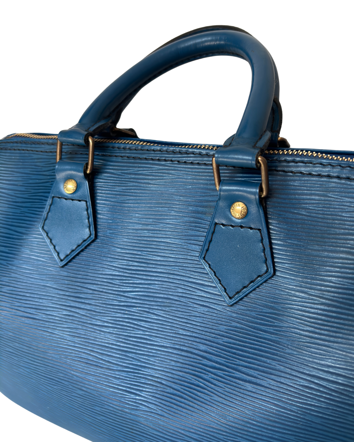 Louis Vuitton Toledo Blue Epi Leather Speedy 25 (1992)