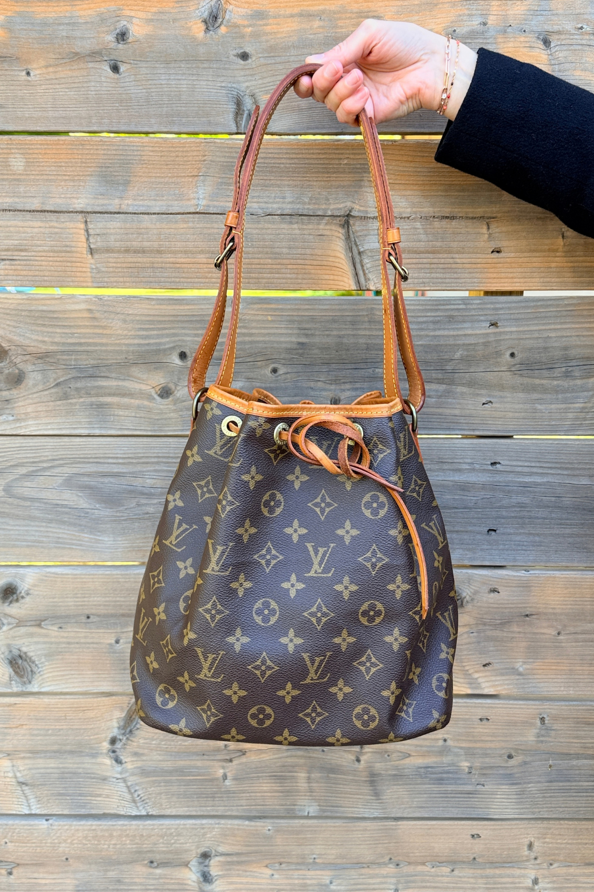 Louis Vuitton Vintage Petit Noé Monogram Shoulder Bag (1991)