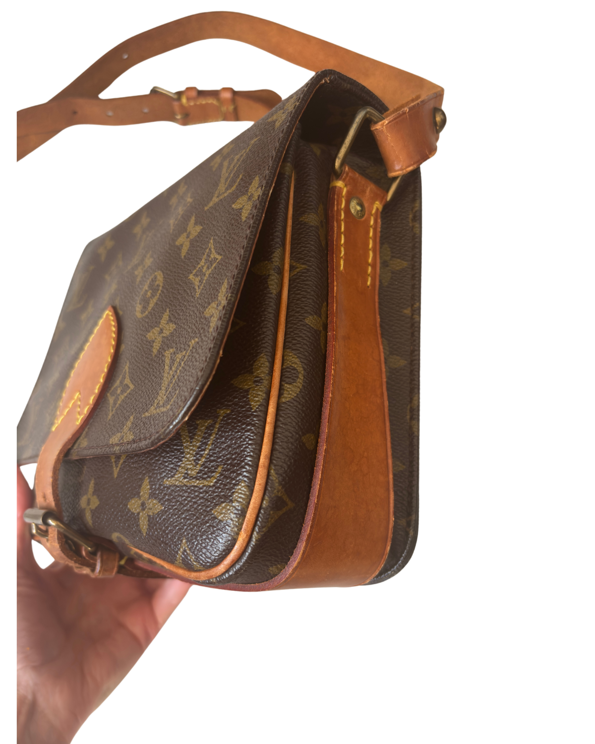 Louis Vuitton Monogram Cartouchiere MM Crossbody