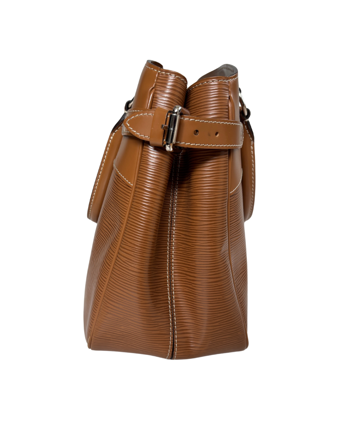 Louis Vuitton Cognac Epi Leather Passy PM Handbag