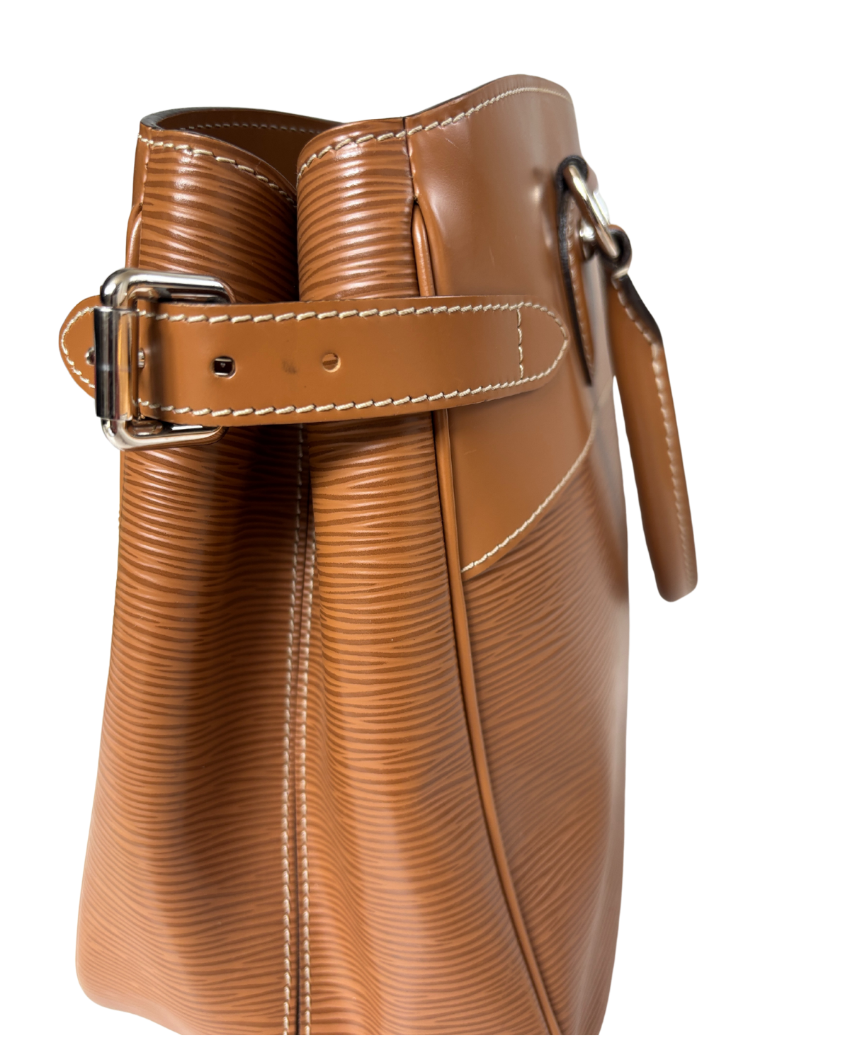 Louis Vuitton Cognac Epi Leather Passy PM Handbag