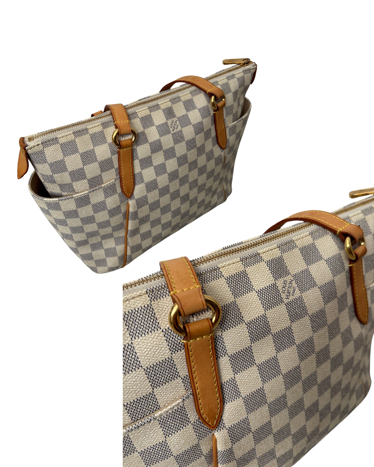 Louis Vuitton Damier Azur Totally PM Shoulder Bag (2009)