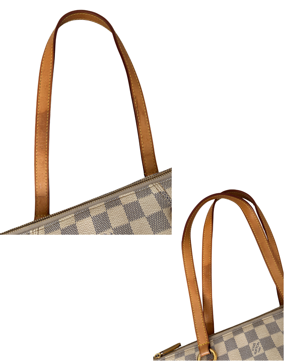 Louis Vuitton Damier Azur Totally PM Shoulder Bag (2009)