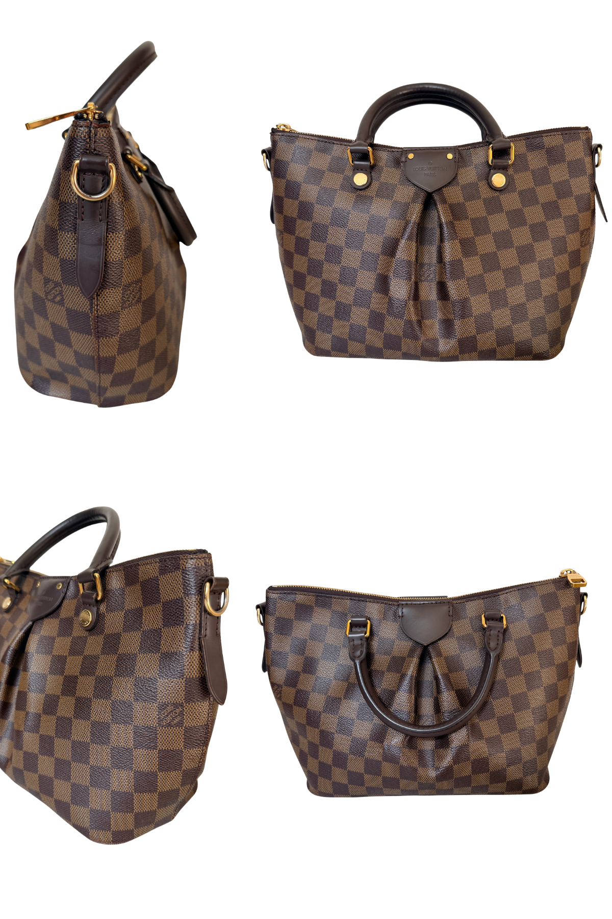 Louis Vuitton Siena PM Damier Ebene Shoulder Bag (2013)