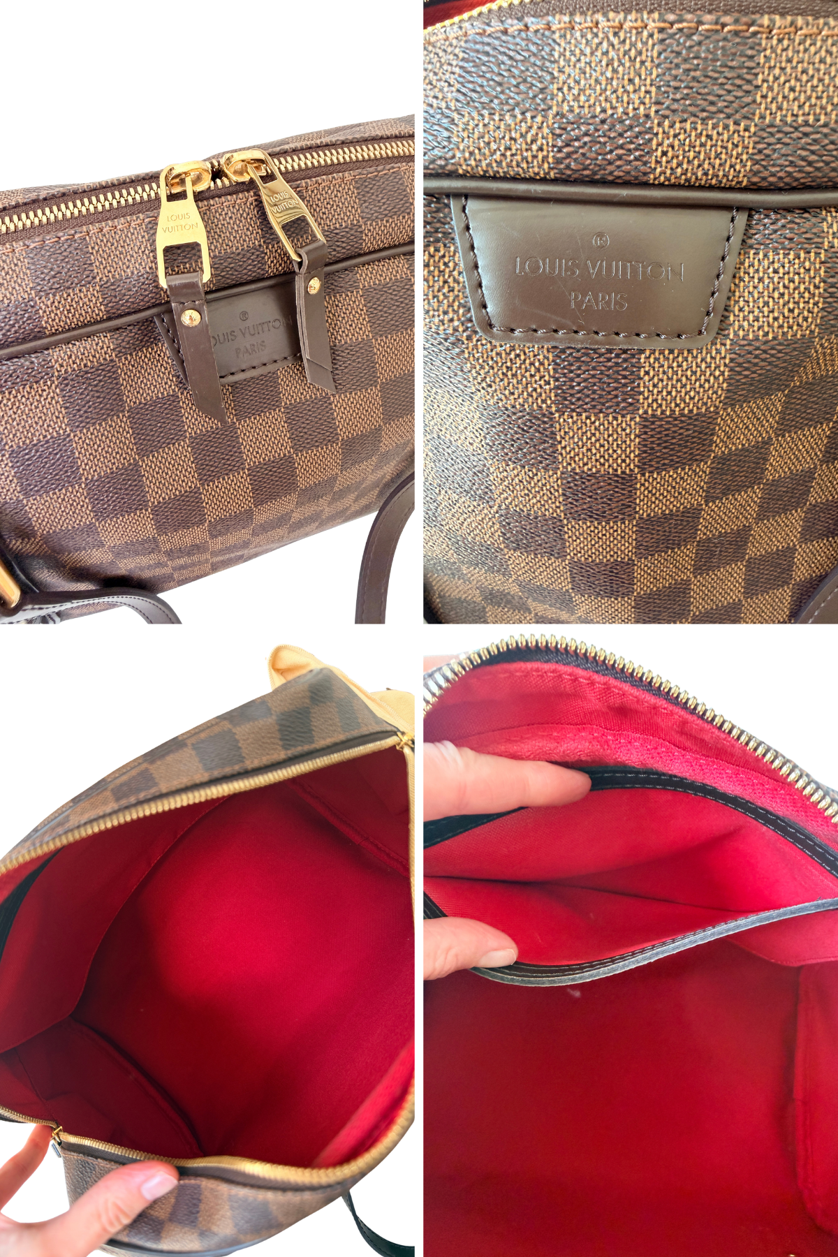 Louis Vuitton Rivington GM Damier Ebene Shoulder Bag (2010)